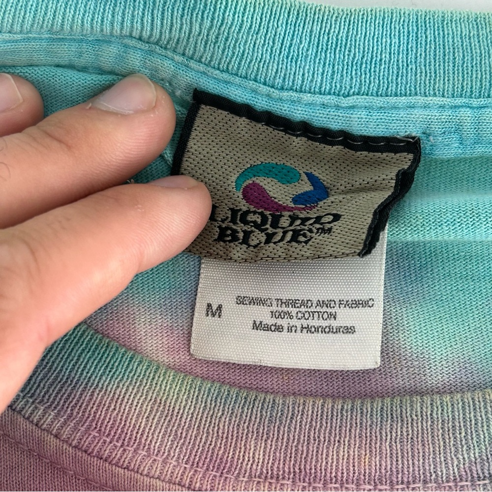 Vintage Y2K Grateful Dead Shirt Mens Medium Multicolor Dancing Bear Tie Dye - Picture 8 of 10